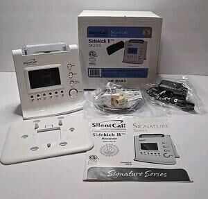 SilentCall Sidekick II SK2-SS Communications Receiver FIRE SMOKE Strobe Light